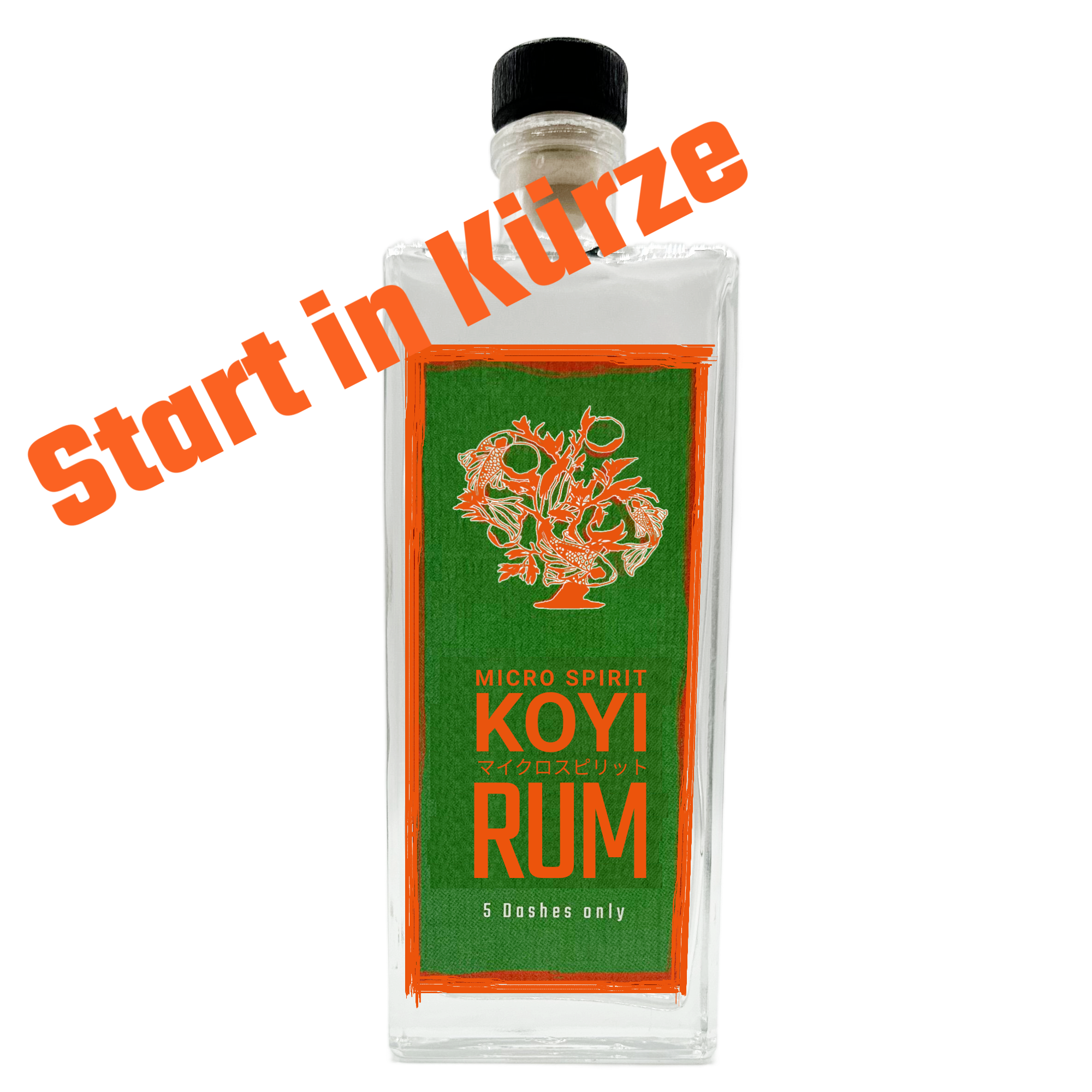 KOYI Micro RUM 80 ml mit praktisches Ausgießer