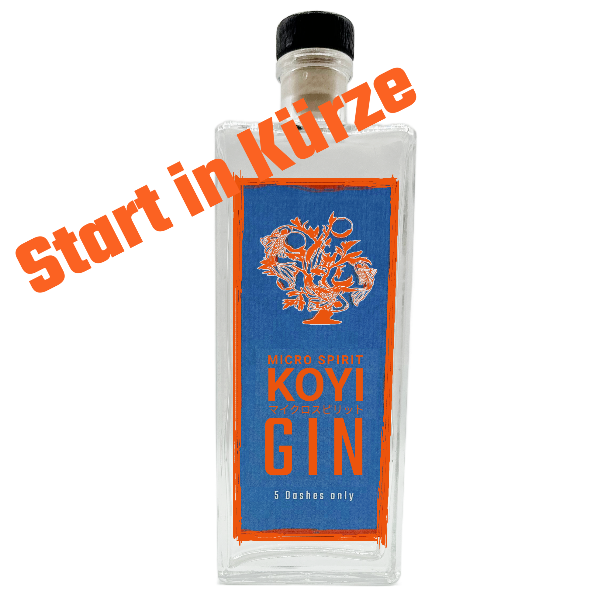 KOYI Micro Gin 80 ml mit praktisches Ausgießer