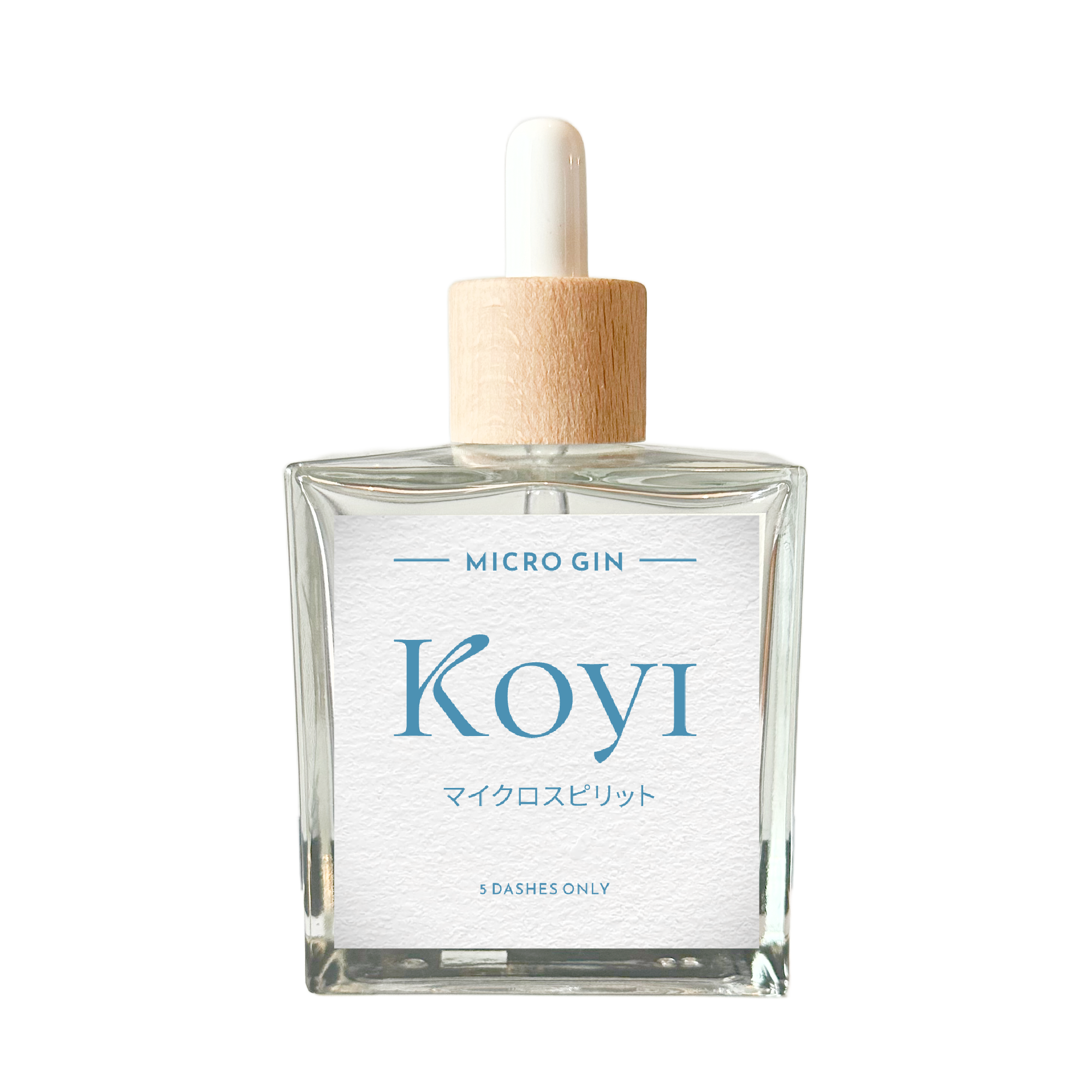 Flasche KOYI MICRO GIN 100 ml Vorderseite